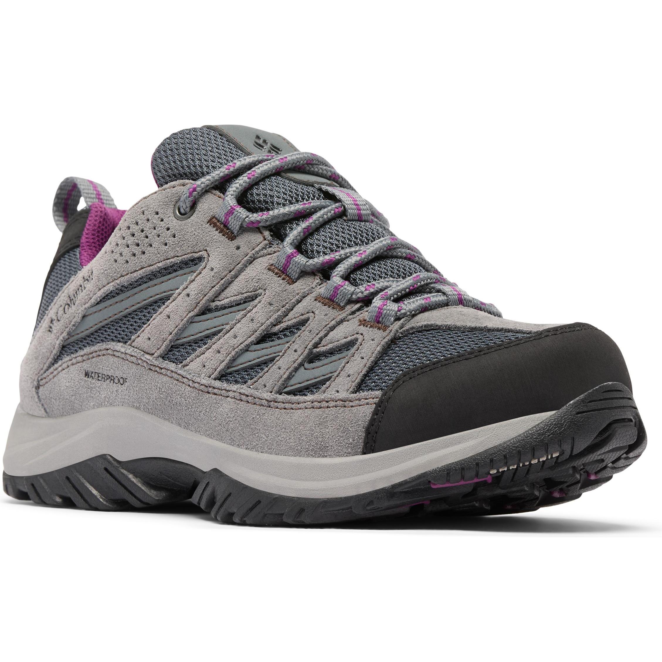 Columbia, Donne, Scarpe da escursionismo, CRESTWOODâ„¢ WATERPROOF Dames Wandelschoenen - Grey (37.5), Grigio