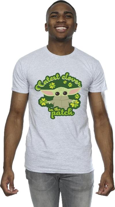 Produktbild Star Wars The Mandalorian St Patrick's Day Cutest Clover TShirt (L)