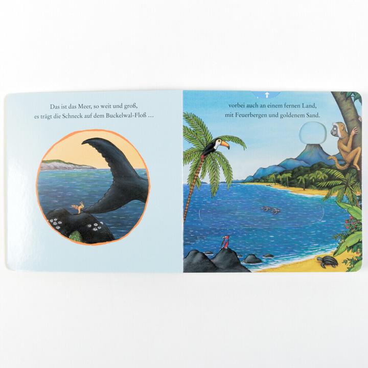 Actual product image Die Schnecke und der Buckelwal (German, Axel Scheffler, Julia Donaldson, Mirjam Pressler, 2023)