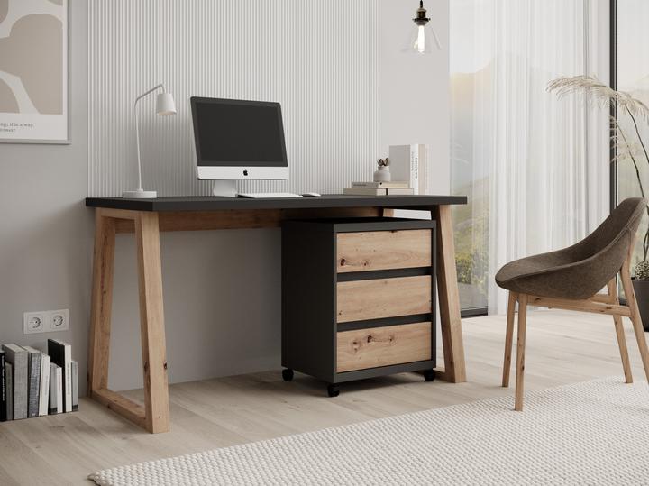 Actual product image ADRK Furniture Desk with container IWO I (65 x 65 x 40 cm)