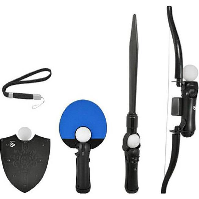 Playfect Kit Best Champions PSMove, Accessori per controller gaming