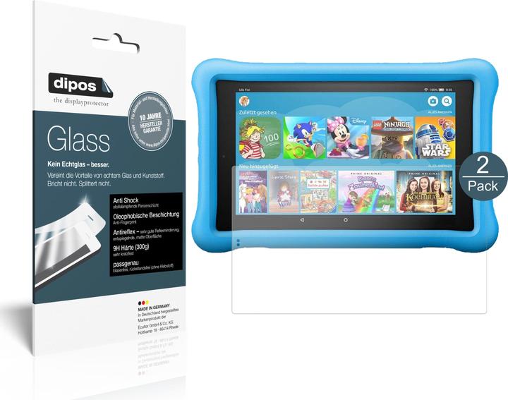 Produktbild Dipos Displayschutz Anti-Shock (1 Stück, Fire HD 10 Kids (2019))