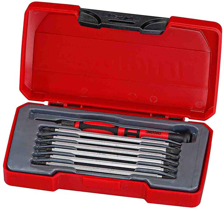 Image du produit Teng Tools TM708 Jeu de mini-tournevis, 8 pièces, protection ESD