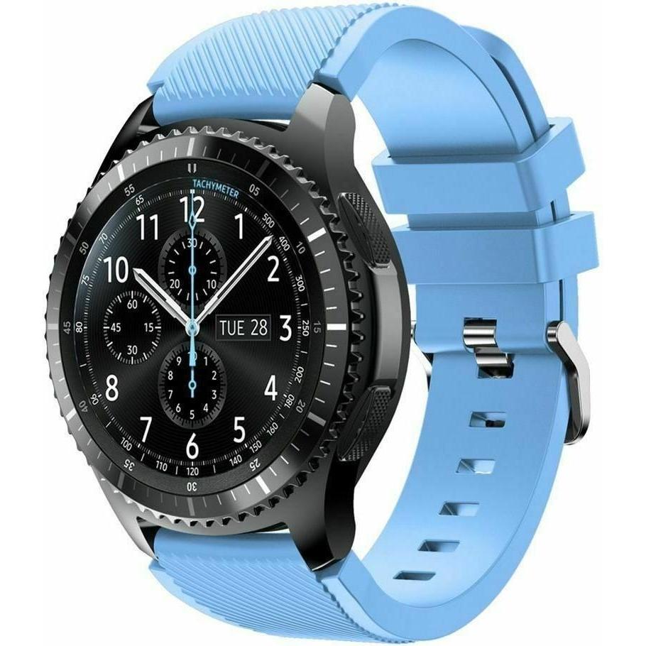 Thumbnail - Strap-it Silikonarmband (22 mm, Silikon), Uhrenarmband, Blau