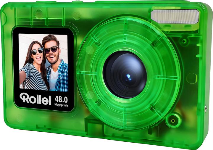 Immagine prodotto Rollei Compactline Pocket Digital Camera, Green (48 Mpx)