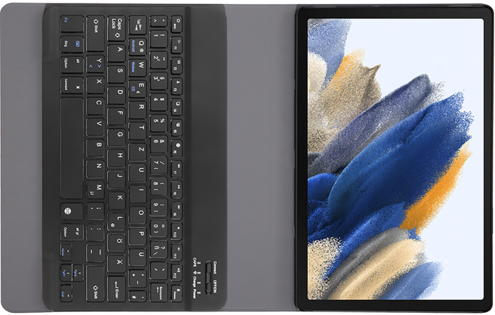 Produktbild Cazy Tastatur Hülle Kompatibel mit Samsung Galaxy Tab A8 - Schutz Etui mit magnetisch Abnehmbarer (DE, Galaxy Tab A8)