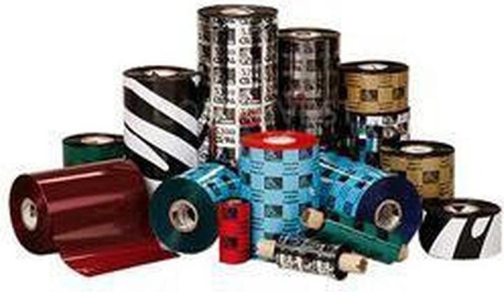 Actual product image Zebra Ribbon 2100 Wax (8 cm, Black)