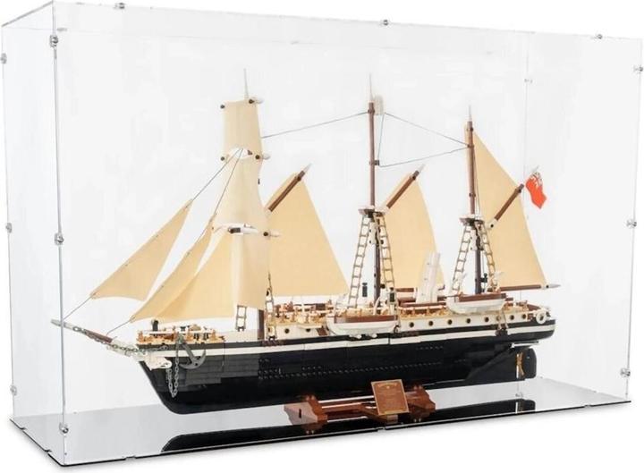iDisplayit Acrylic display for LEGO® 10335 The Endurance (With black floor) (10335, LEGO DC)