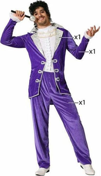 Immagine prodotto Carnival Toys Costume da rockstar viola (XL)