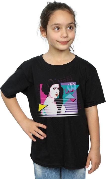 Produktbild Star Wars Princess Leia Neon TShirt Mädchen (116)