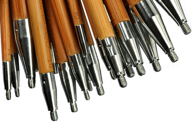 Produktbild ChiaoGoo Auswechselbare Nadelspitzen SPIN Bamboo Patina / 2 Stück