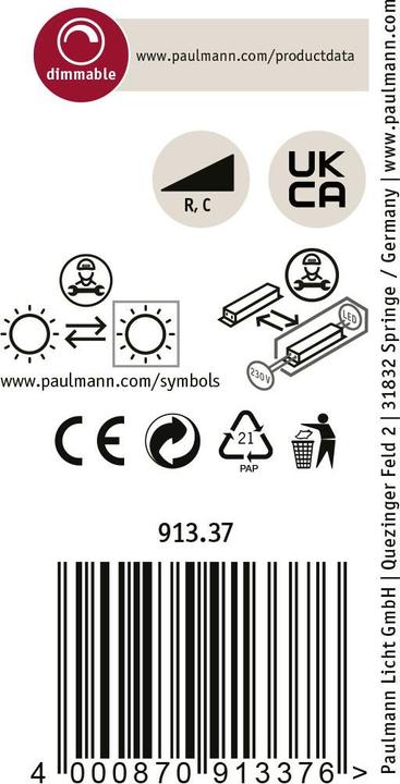 Actual product image Paulmann Luminaires Spot Zeus (2860 lm)