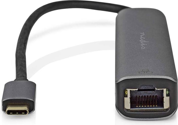 Produktbild Nedis USB Multi-Port Adapter USB 3.2 Gen 1, USB-C™ Male, HDMI™ Female, RJ45 Female, 3x USB-A Female (USB-C, 5 Ports)