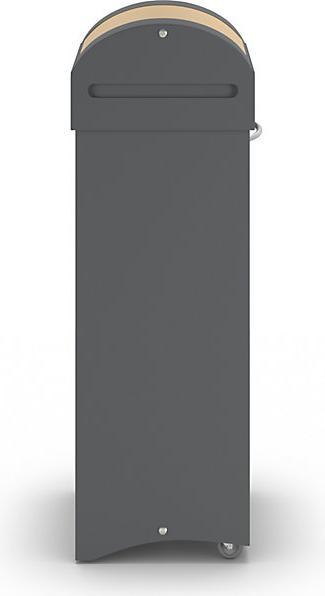 Immagine prodotto kaiserkraft Raccoglitore di materiale riciclabile in lamiera d'acciaio, ignifugo (75 l)