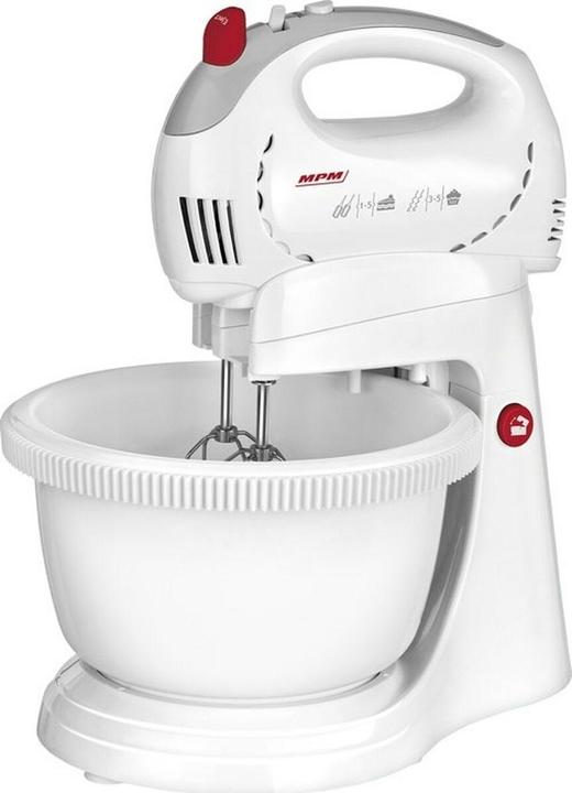 MPM 5826974 mmr 17 MMR-17Z Hand Mixer 500 W with Stainless Steel Pot, 1 litre, White (300 W)