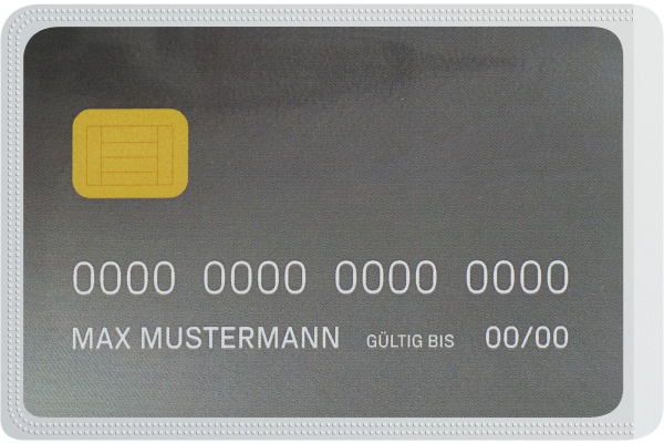Produktbild Kolma Ausweishülle Credit Card seitlich offen (Kreditkarte, 1 x)