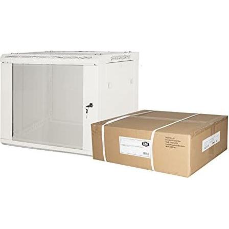 Link ARMADIO A MURO 19" 6 UNITÀ, 370*600*450MM GRIGIO DISASSEMBLATO (6 HE, Rack da 19 pollici), Armadio rack, Grigio