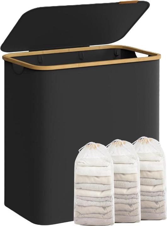 Songmics Panier à linge Collecteur de linge 3 compartiments (150 l)