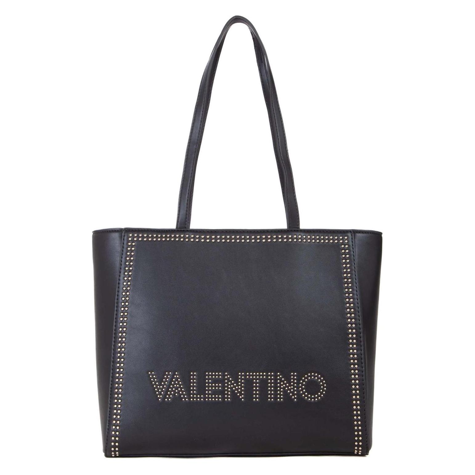 Valentino, Damen, Handtasche, Shine Re Shopping Bag, Schwarz