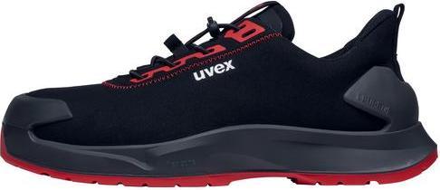 Image du produit Uvex Sports uvex 1 x-craft Chaussures basses S3L 68033 noir, rouge largeur 12 Taille 48 (S3, 48)