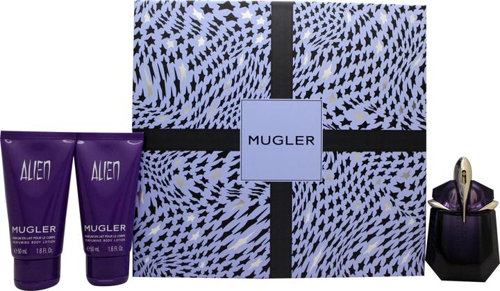 Actual product image Thierry Mugler Set Alien Eau de Parfum 30ml + 2x Body Lotion 50ml (Eau de parfum, 130 ml)