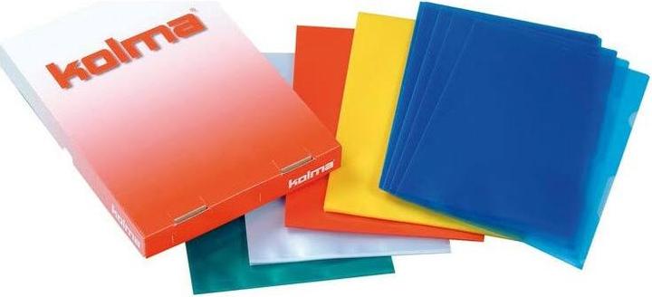 Immagine prodotto Kolma Cartella A4 liscia super resistente incolore (A4, 100 x)