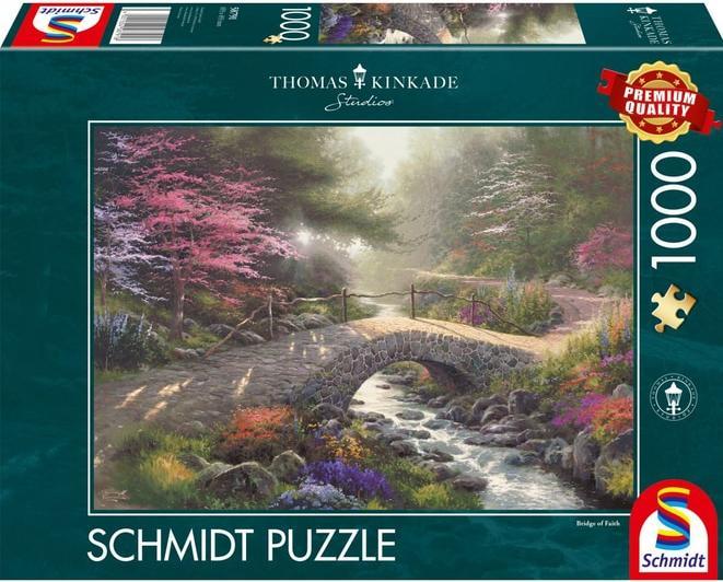 Produktbild Schmidt Spiele Puzzle - Thomas Kinkade - Bridge of Faith - 1000 Teile (1000 Teile)