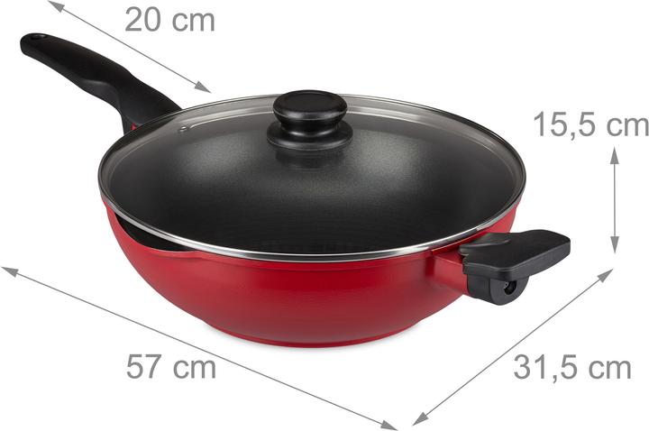 Produktbild Relaxdays Wokpfanne (Wok Pfanne, Aluminium)