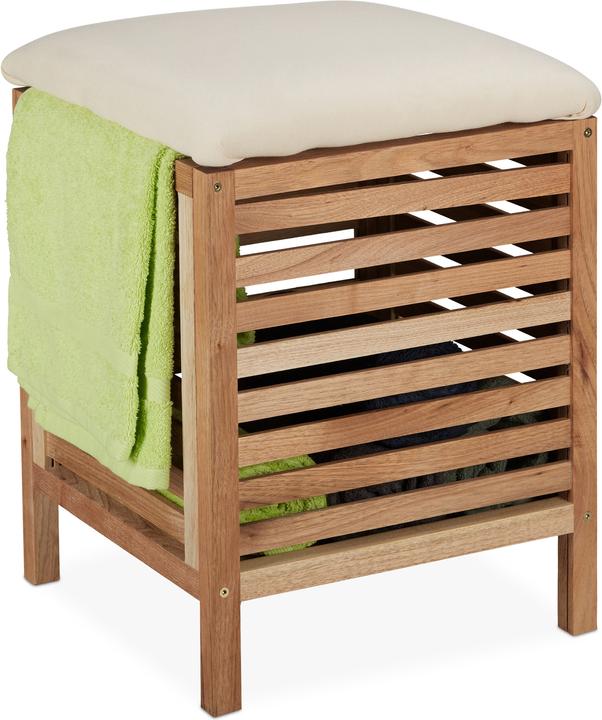 Image du produit Relaxdays Panier à linge rectangle (35 l)