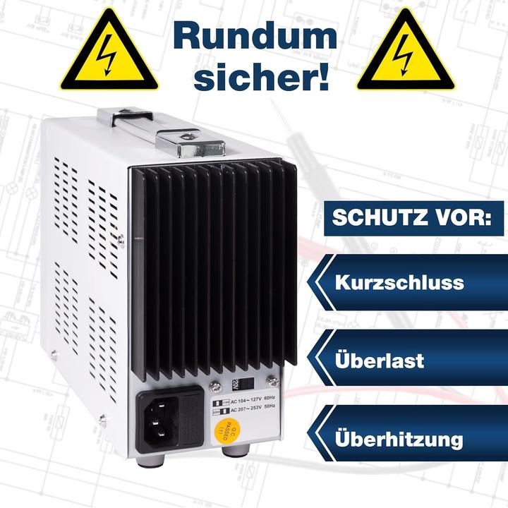 Actual product image Peaktech P 6080 A Linear laboratory power supply unit