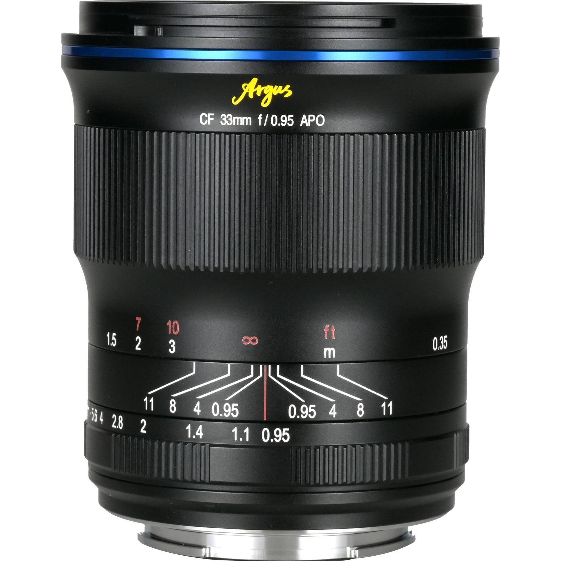 Venus Optic Argus 33 mm F/0.95 CF APO (Canon RF, APS-C / DX), Objektiv, Schwarz