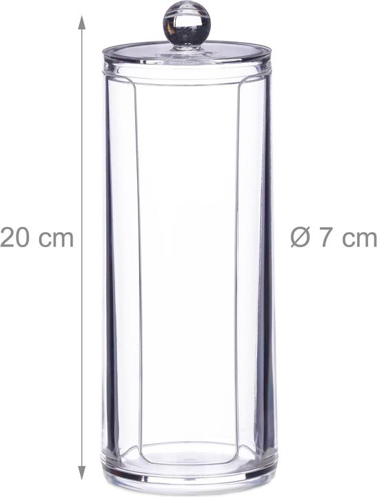 Actual product image Relaxdays Cotton pad dispenser