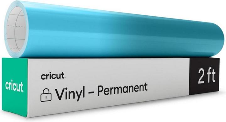 Cricut Vinylfilm koud geactiveerd 30 x 60 cm, lichtblauw/turquoise