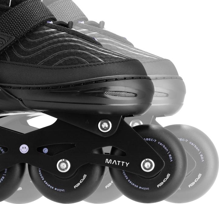 Produktbild Spokey INLINE SKATES MATTY 943452 39-42 BLACK (39)