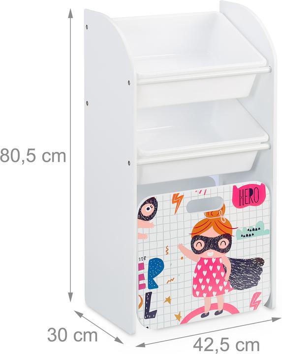 Actual product image Relaxdays Children's shelf