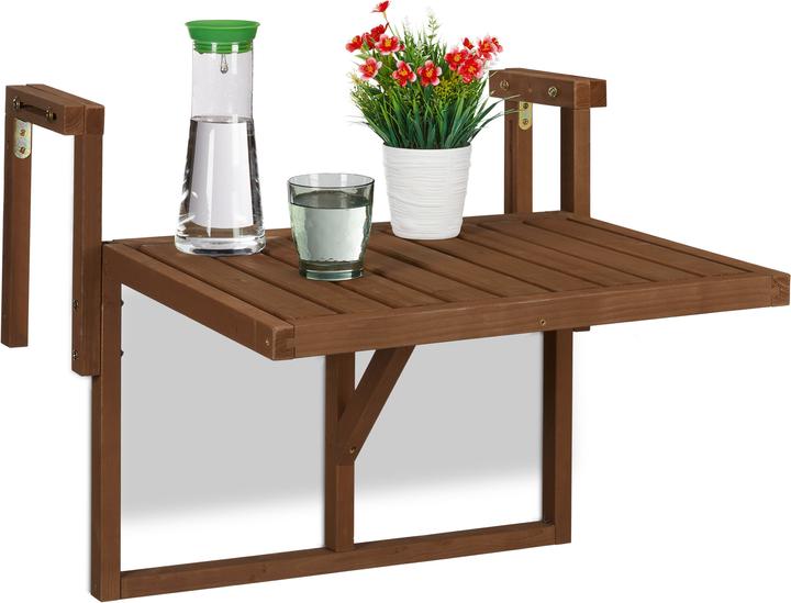 Actual product image Relaxdays Folding balcony-table (69.50 cm)