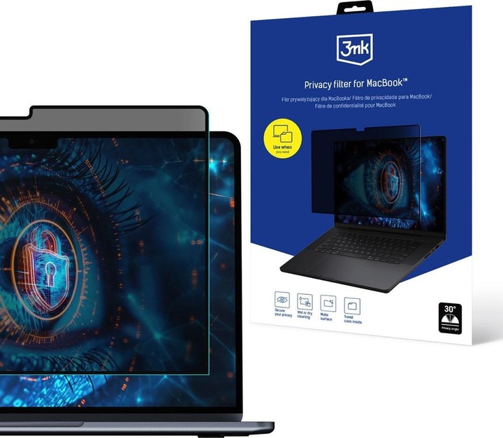 Produktbild 3MK Privacy Filter MacBook Air 15" 2023 (15.30")