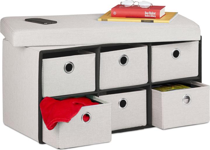 Immagine prodotto Relaxdays Panca contenitore (76 cm)