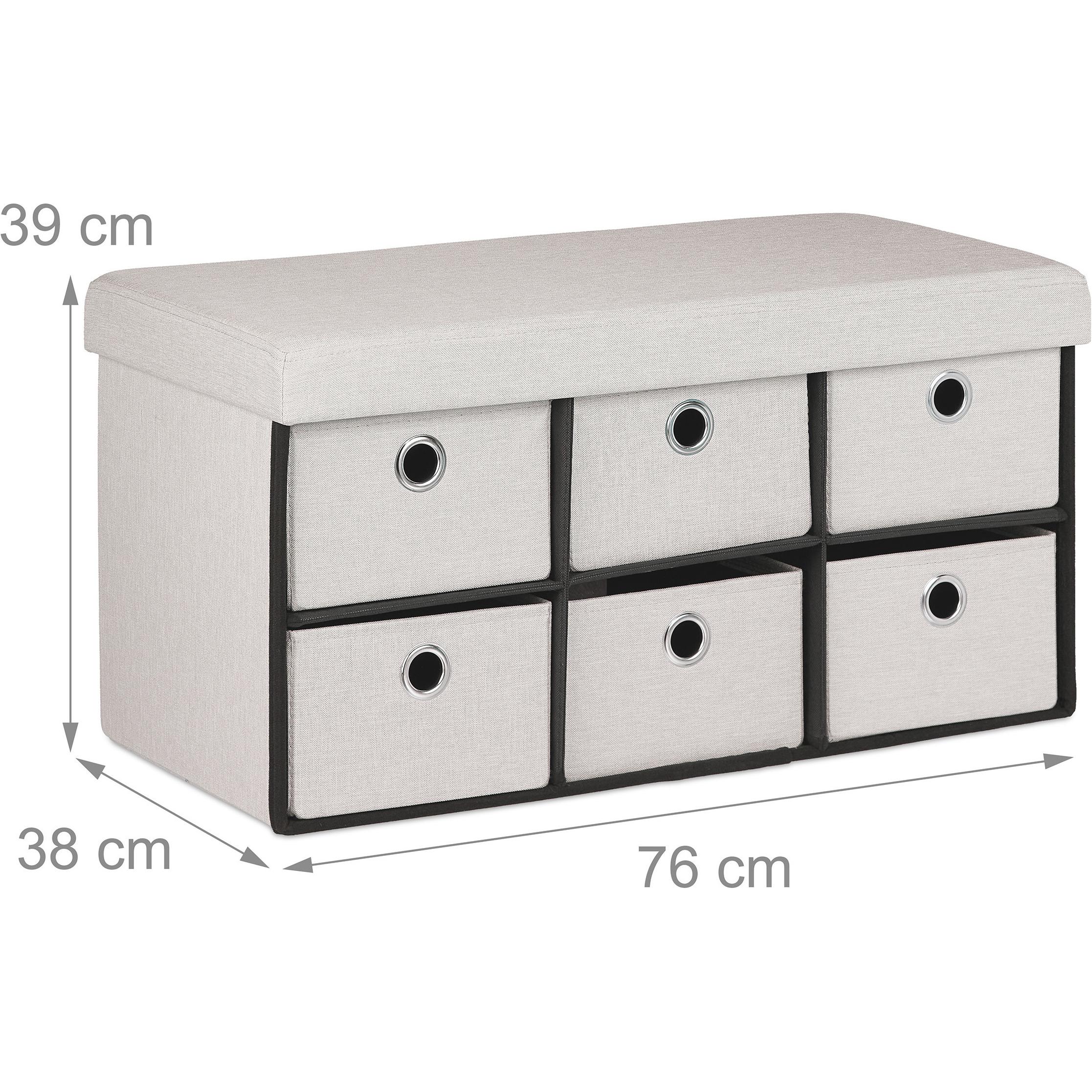 Thumbnail - Relaxdays, Sitzbank, Sitzbank (76 cm)