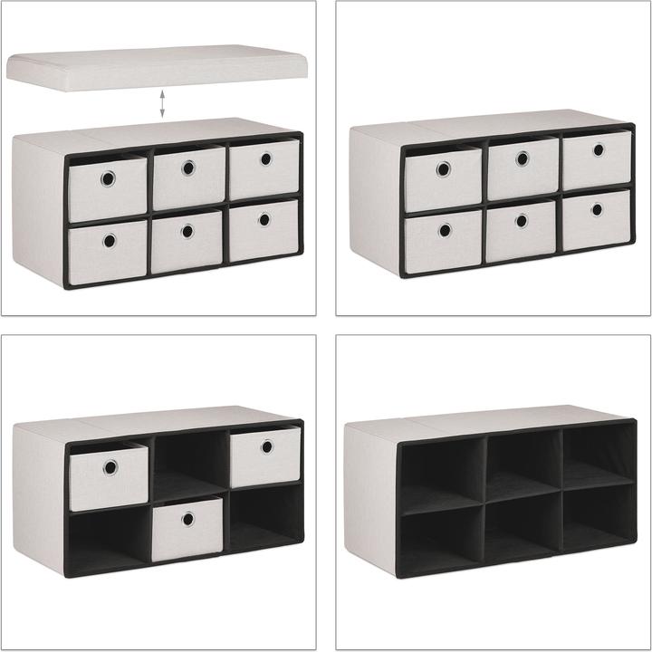 Immagine prodotto Relaxdays Panca contenitore (76 cm)