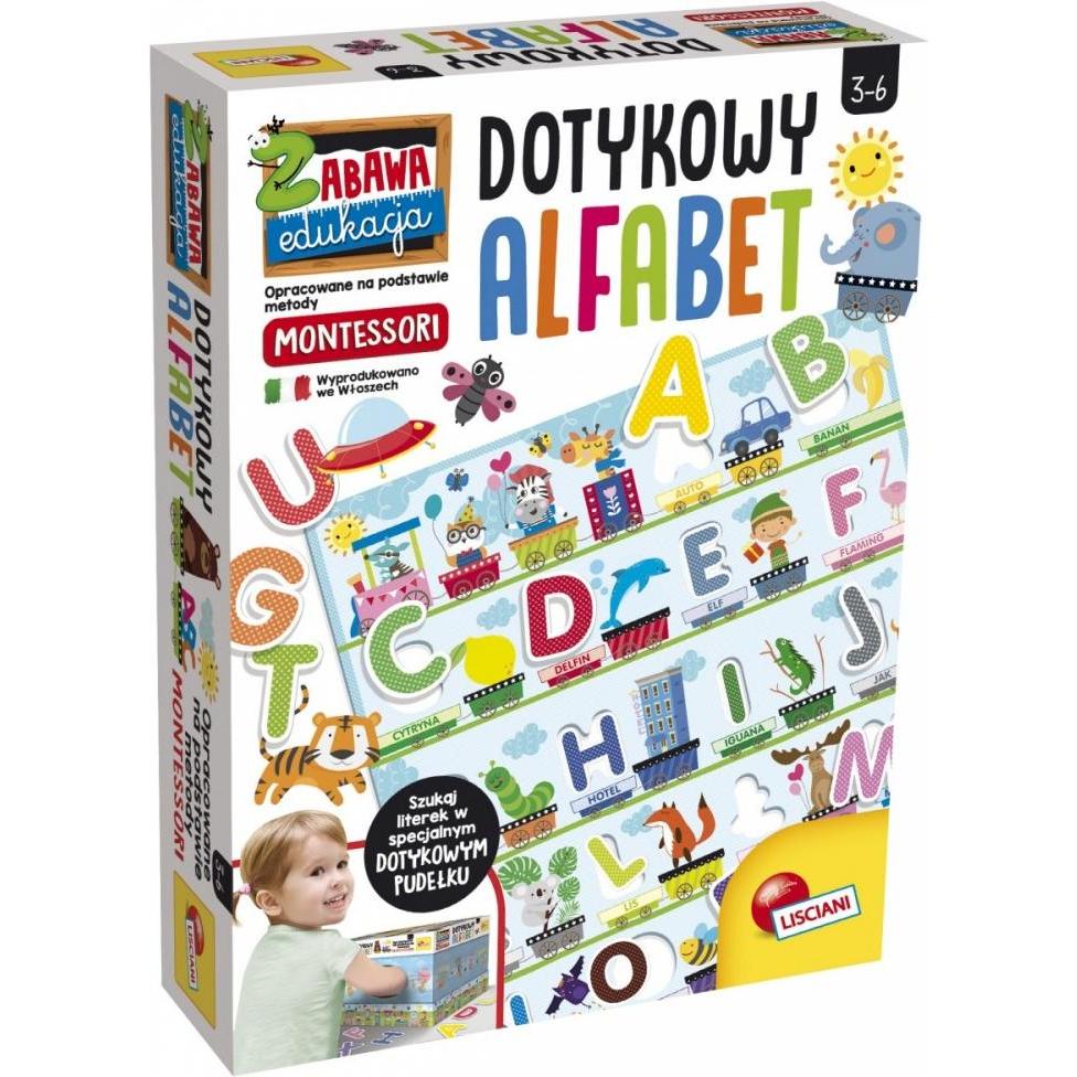 Lisciani Montessori Touch Alphabet-Spiel