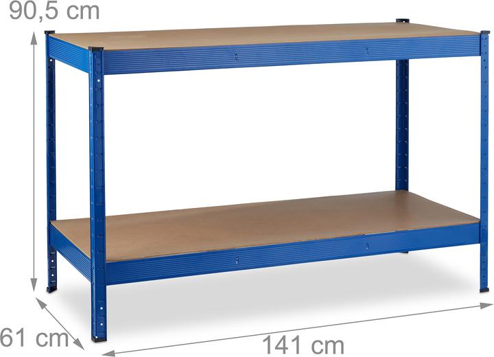 Produktbild Relaxdays Werkbank (141 cm, 61 cm)