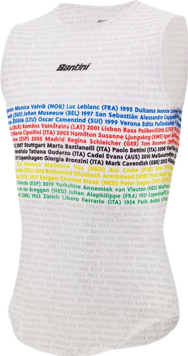 Actual product image Santini Thermoshirt ärmellos UCI Rainbow World Champion (S)