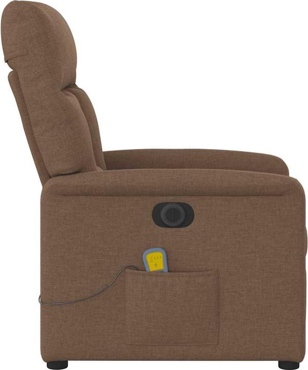 Immagine prodotto vidaXL Sedia da massaggio elettrica in tessuto marrone