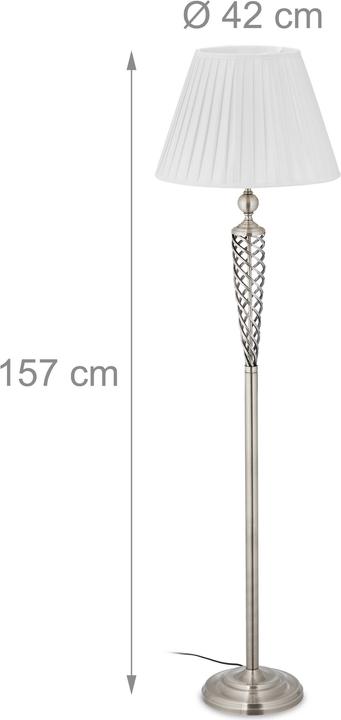 Actual product image Relaxdays standard lamp (E27)