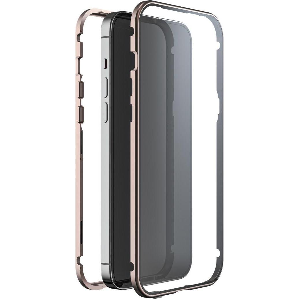 White Diamonds 360° Glass (Apple iPhone 14 Pro Max), Smartphone Hülle, Rosa