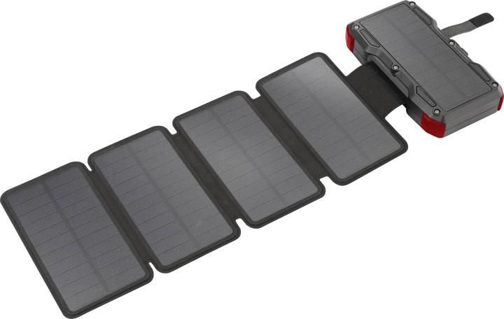 Produktbild Voltcraft VC-SPB-20.000 VC-14456835 Solar-Powerbank Ladestrom Solarzelle 3A 20000 mAh (20000 mAh)