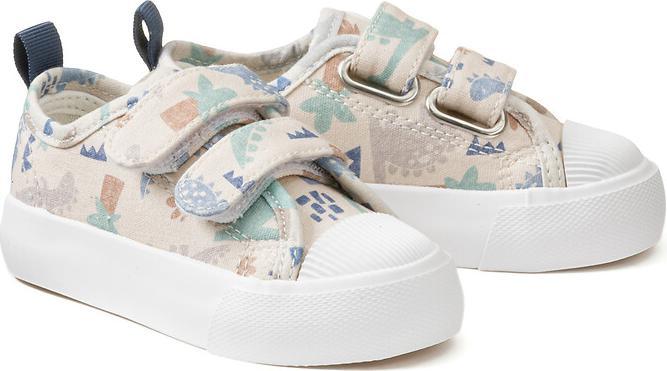 Produktbild La Redoute Collections Bedruckte Canvas-Sneakers mit Klettverschluss (22)