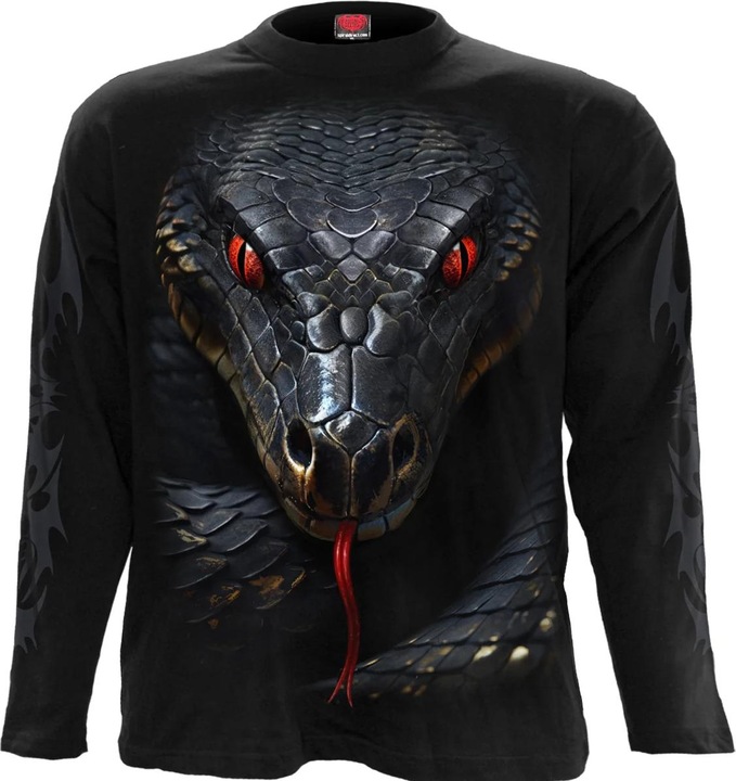 Actual product image Spiral Unisex Adult Basilisk Long-Sleeved T-Shirt (XXL)