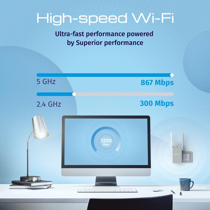 Produktbild Keenetic Buddy 5 KN-3311-01-EU AC1200 Mesh Wi-Fi 5 Extender